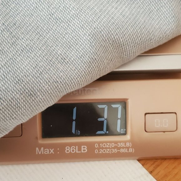 Universal Thread Blue Light Wash High Rise Wide Leg Denim Paperbag Pants - Picture 9 of 9